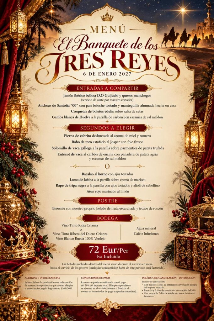 MENÚ REYES